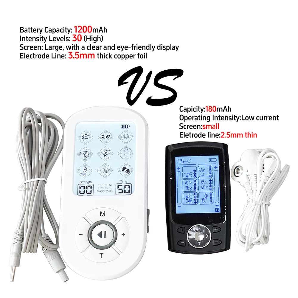 TENS EMS Muscle Stimulator – 36 Modes Digital Pulse Massager Pulse Massager Qst