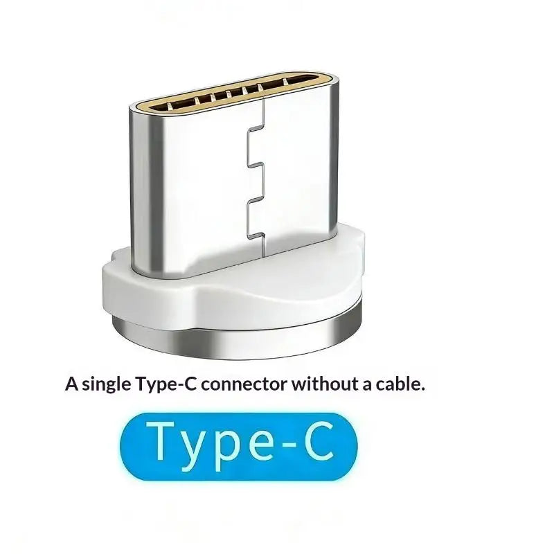 USB-C Magnetic Charging Head 2.4A Fast Charge & Data Transfer Magnetic USB-C Connector Qme
