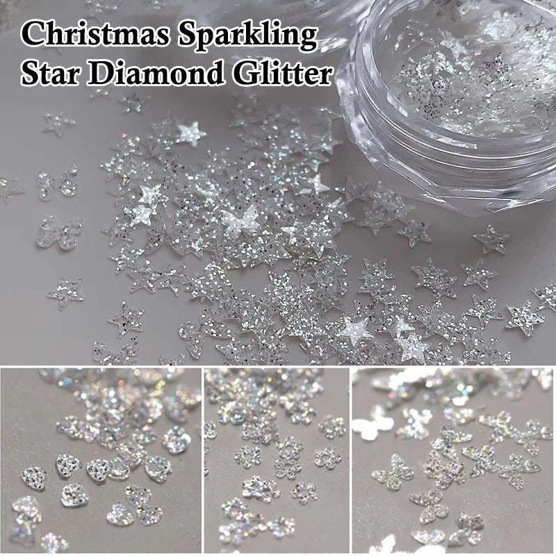 Holographic Nail Art Glitter Sequins – DIY Glamour Flakes Nail Art Sequins Qme