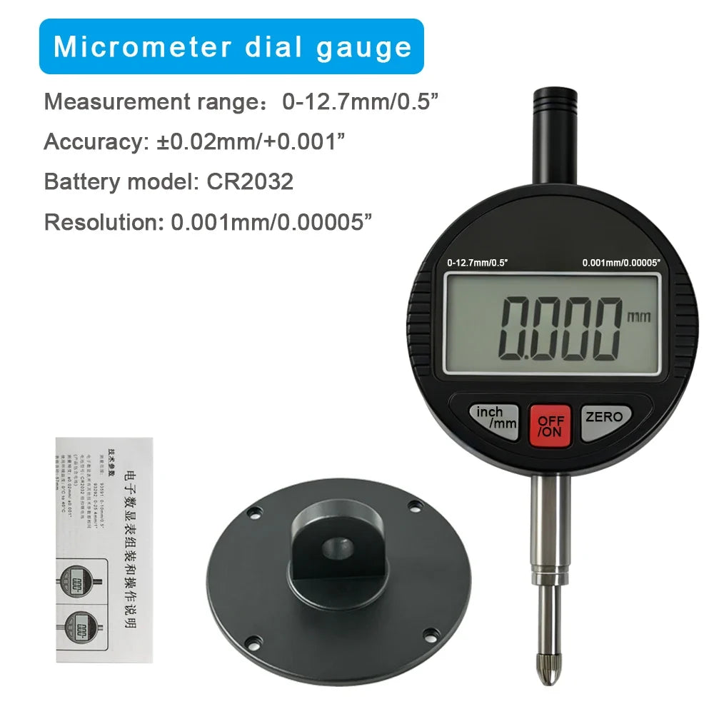Digital Dial Indicator Gauge – Precision Measurement Tool Dial Indicator Gauge Qme