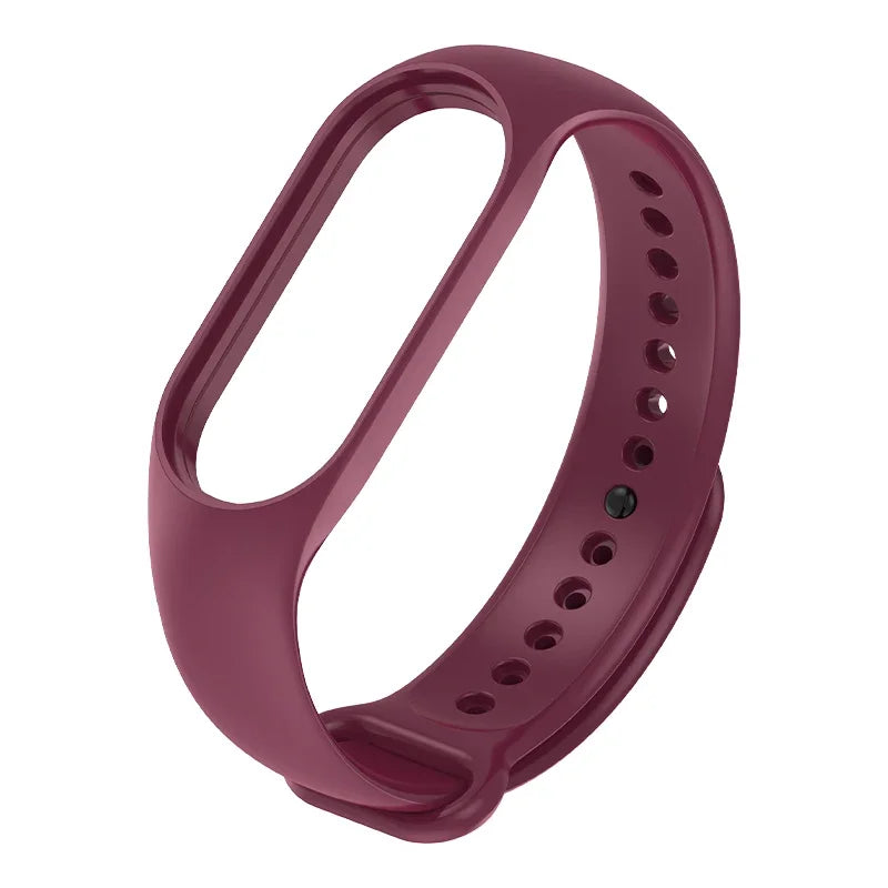 Silicone Strap for Xiaomi Mi Band 3 4 5 6 7 | 43 Colors