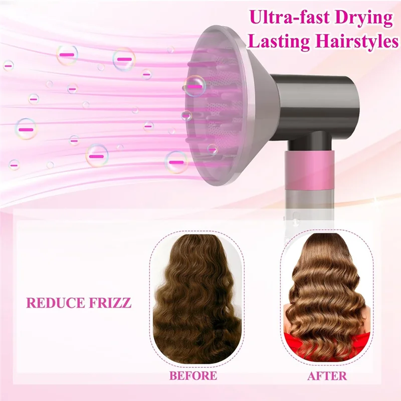 MiLESEEY Diffuser Attachment & Adaptor for Dyson Airwrap Hair Diffuser Attachment Qst