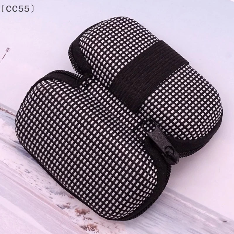 Portable EVA Zipper Glasses Case – Hard Shell Eyewear Box Eyeglasses Case Qst