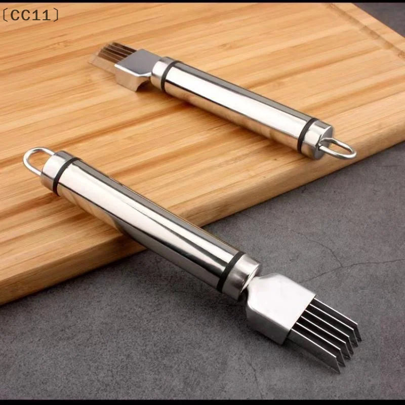 Stainless Steel Vegetable Shredder & Garlic Cutter Knife Vegetable Cutter Knife Qme