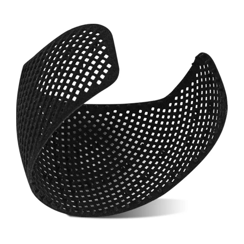 Women's Non-Slip Breathable Nylon Head Cap & Headscarf Women's Head Cap Qme black