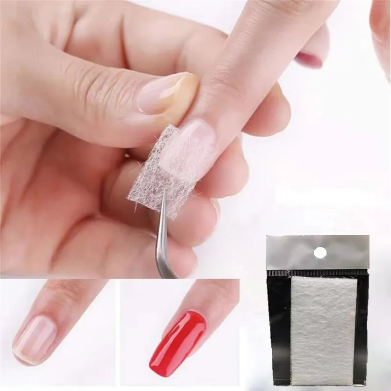 Nail Extension Fiberglass Non-Woven Wrapping Fiber Gel Nail Extension Fiber Qme