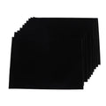 Black Self-Adhesive Flocked Jewelry Box Lining | Velvet Insert Jewelry Box Lining Qme Black 29.5 x 21cm 11 x 8