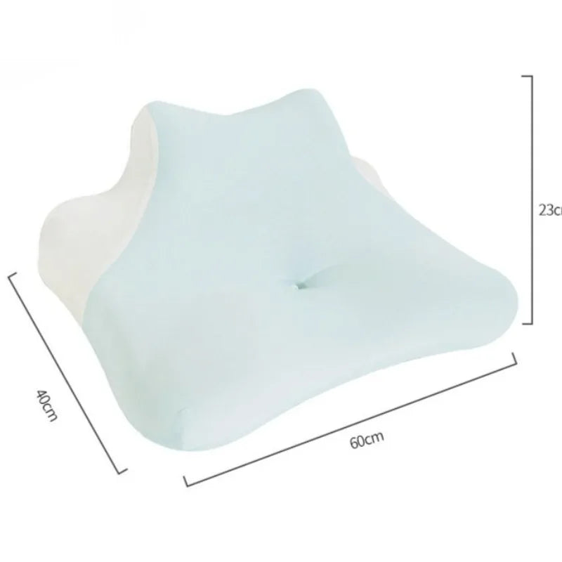 Wedge Pillow – Neck Support, Nap & Headboard Cushion Wedge Support Pillow Qst Green