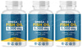 Omega-3 Fish Oil 6000mg Softgels | 2400mg DHA 1800mg EPA | 150ct Omega-3 Supplement Qst 3 bottles