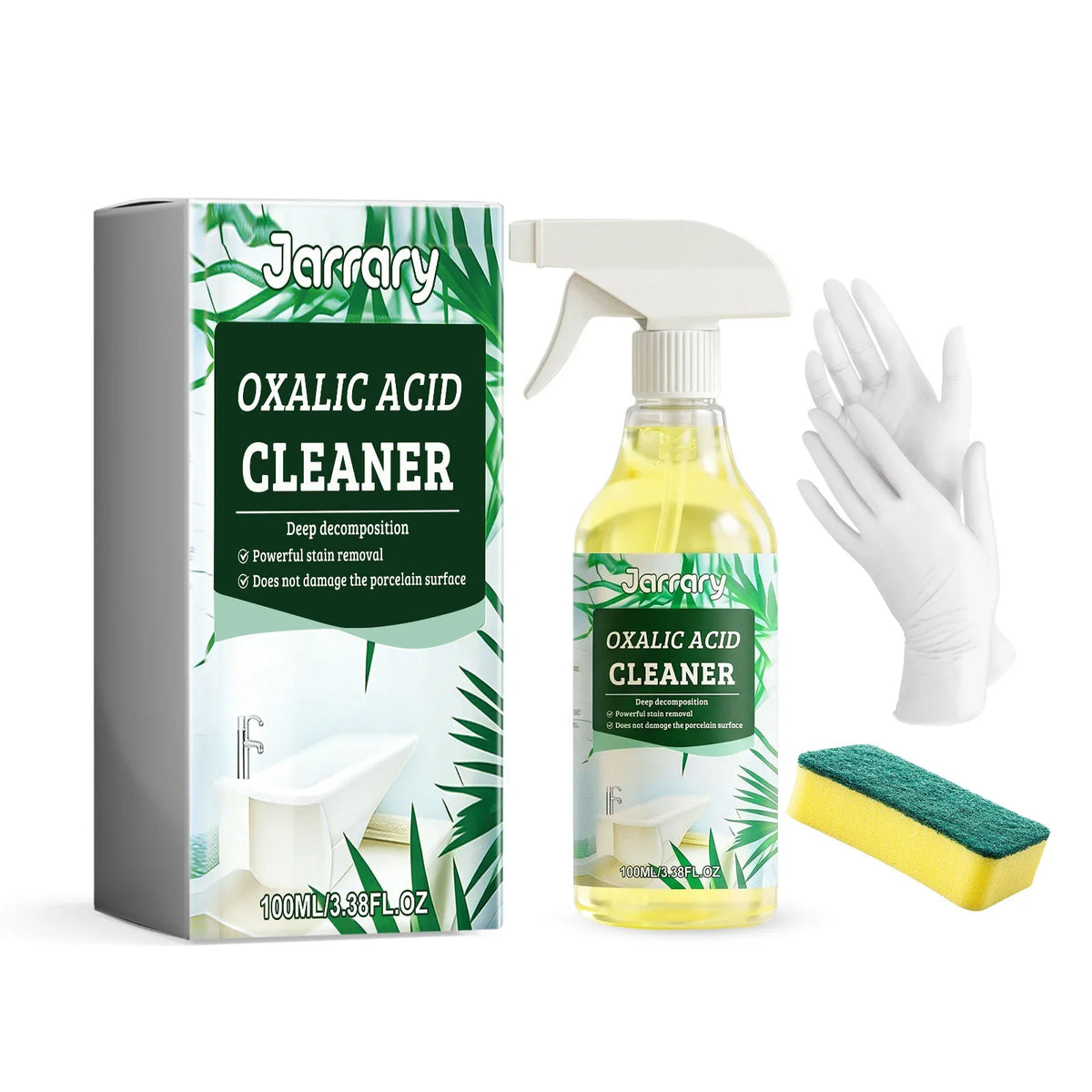 Oxalic Acid Cleaner Spray – Dissolves Limescale & Stains Household Cleaning Spray Qme 100ML Boxed