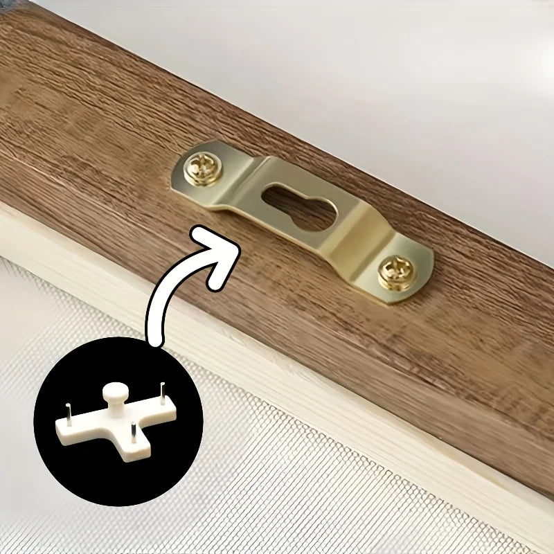T-Type Invisible Nail Hooks – Heavy Duty Picture Hangers Picture Hanging Hooks Qme