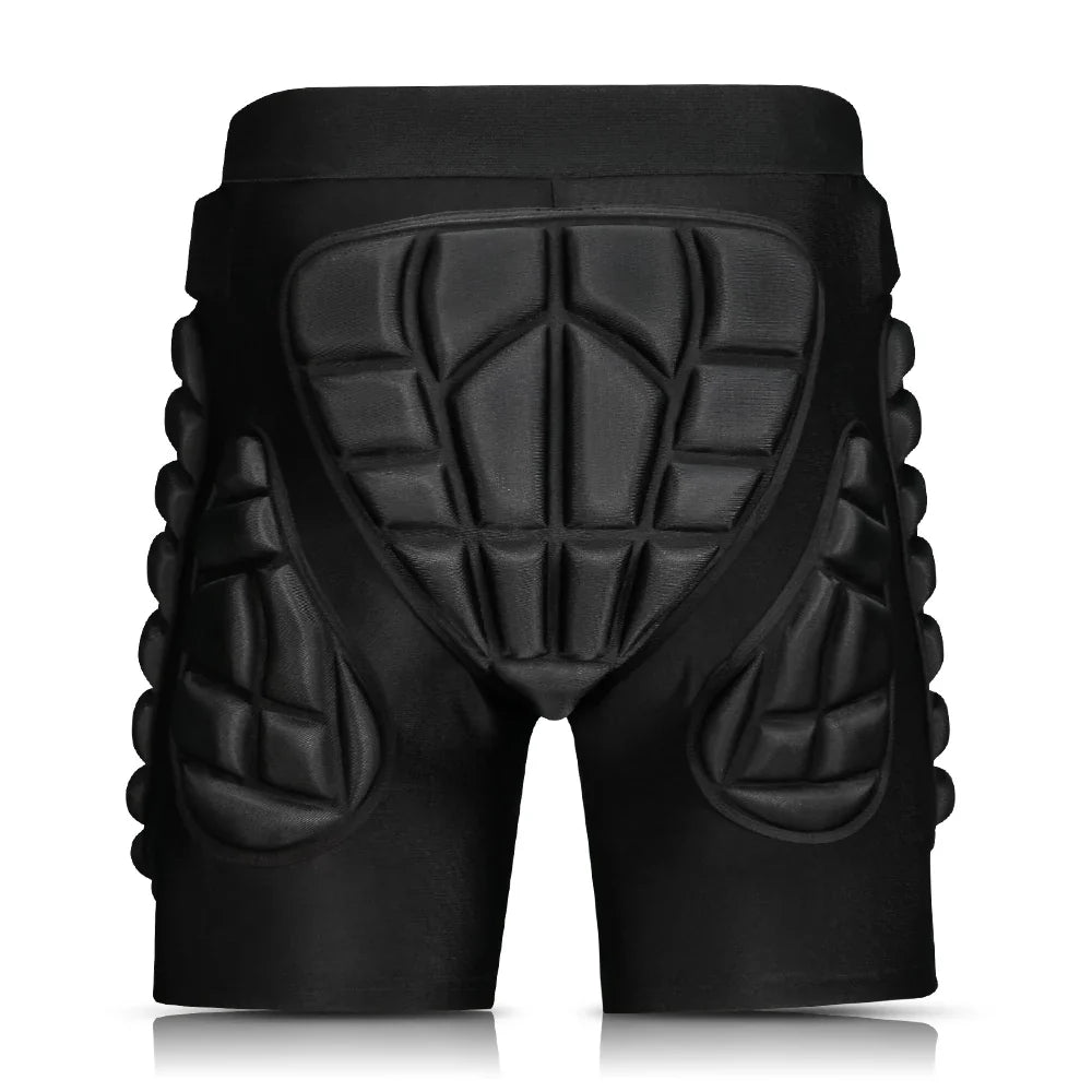 Hip & Butt Padded Protective Shorts – Snowboard Ski Skate Padded Protective Shorts Qme black XXL China Mainland