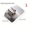 Stainless Steel Finger Guard – Reusable Kitchen Safety Tool Kitchen Finger Guard Qme 1pc