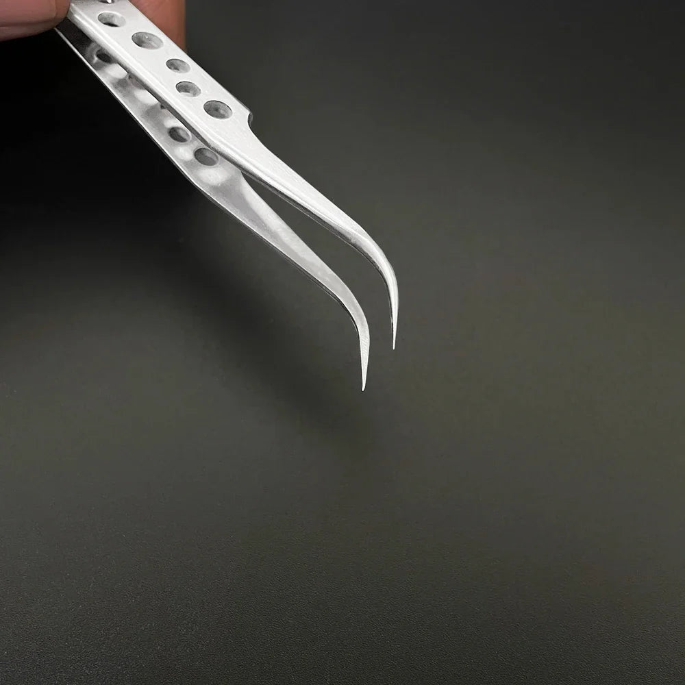 Anti-Static Precision Tweezers | Curved & Straight, 7 Tip Types Precision Tweezers Qme