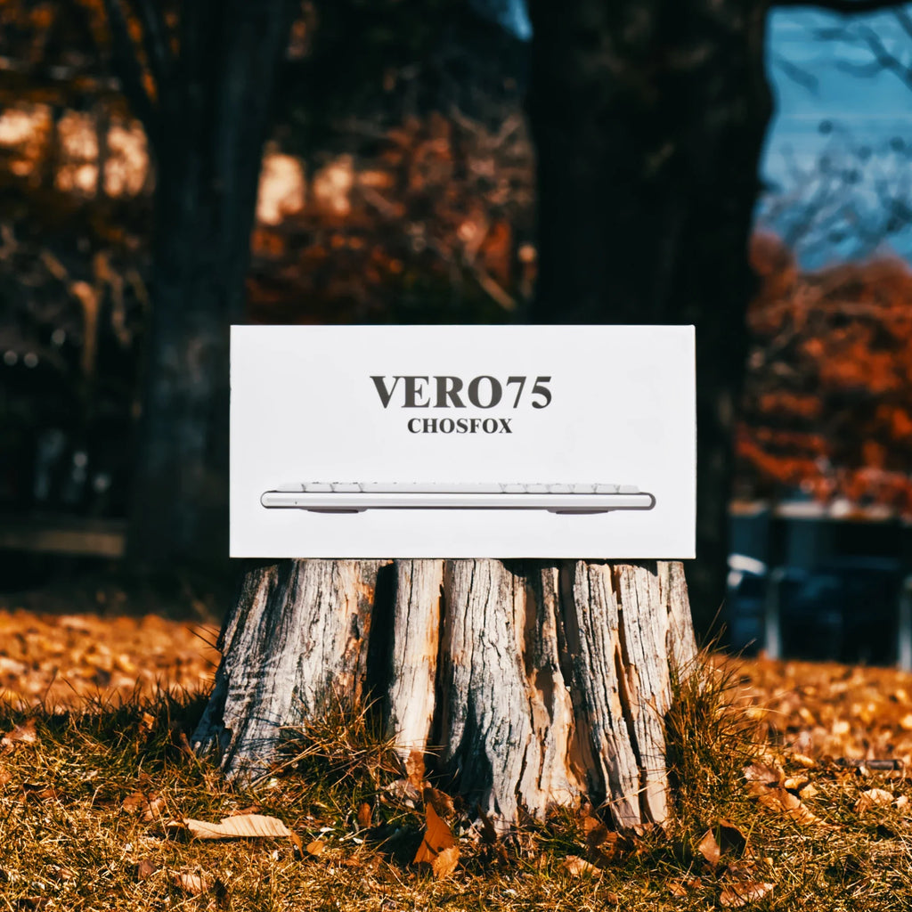 CHOSFOX Vero75 Low Profile Mechanical Keyboard QMK VIA 84 Key Mechanical Keyboard Qme