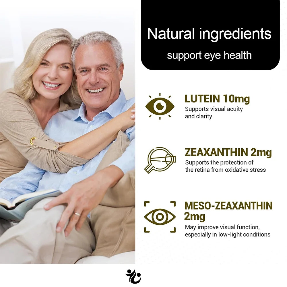 Kenofor Eye Health Capsules – Lutein, Zeaxanthin, Vitamins A & E Eye Health Supplement Qst