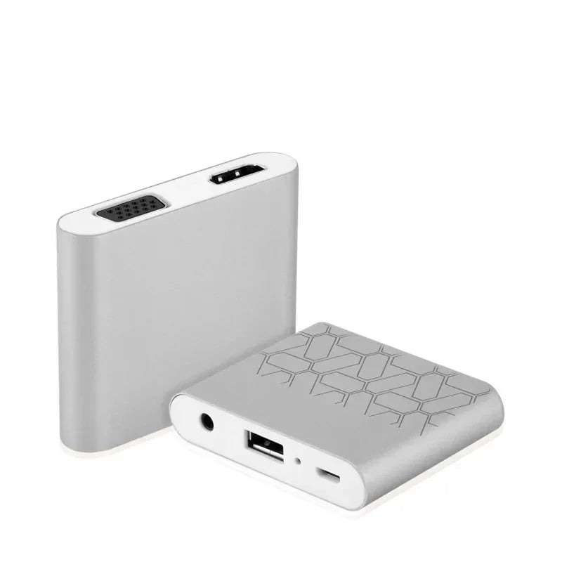 USB to VGA Converter Adapter HD 1080P Digital AV Multiport Video Converter Adapter Qme