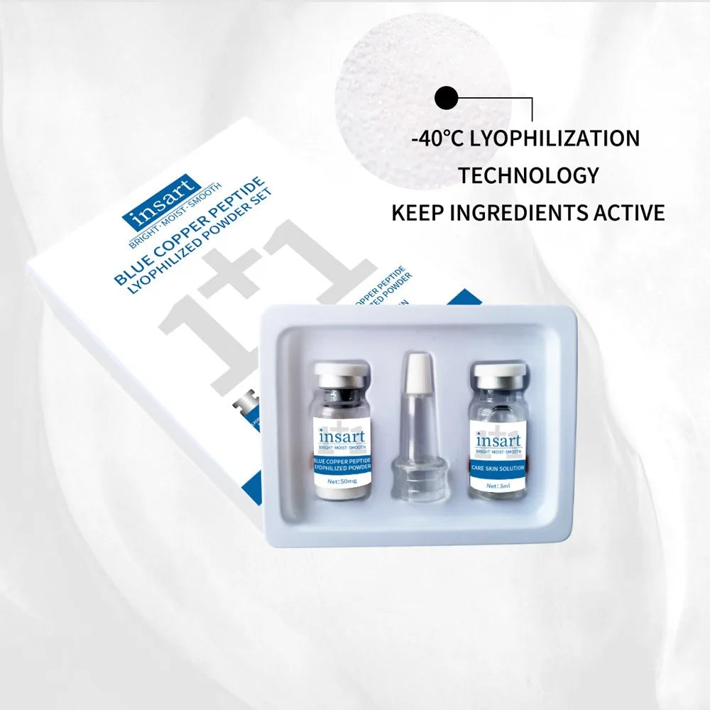 Collagen Blue Copper Peptide Lyophilized Face Serum – VC Face Serum Qst