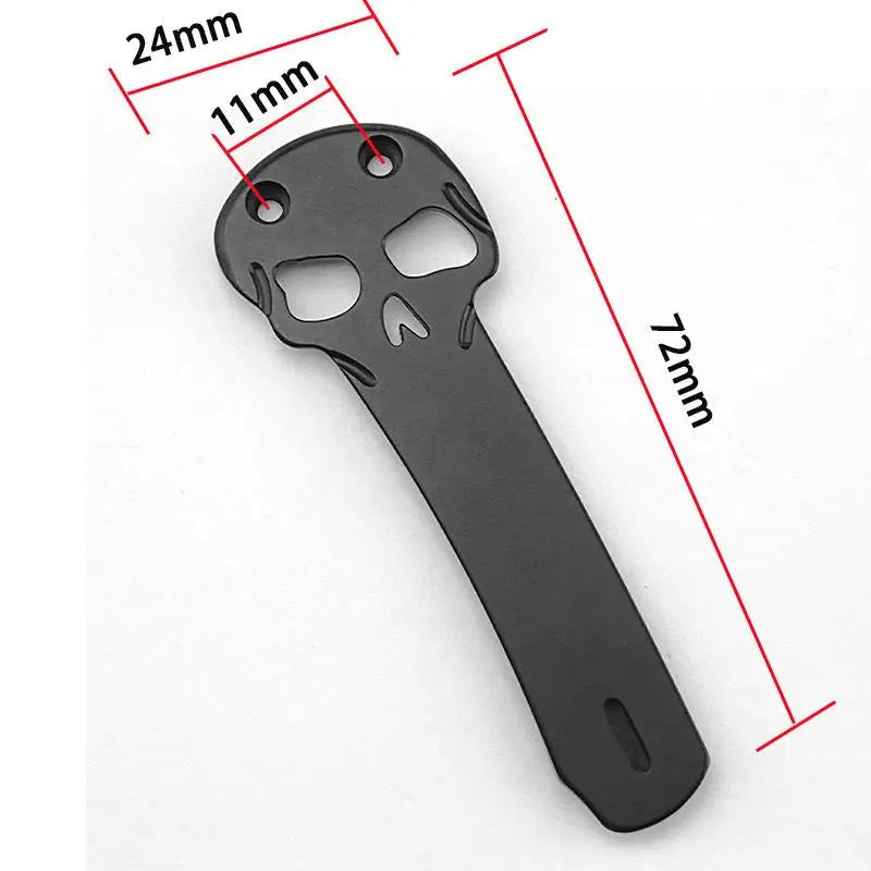 TC4 Titanium Alloy Pocket Knife Back Clip – EDC Waist Clamp Knife Clip Accessory Qst A