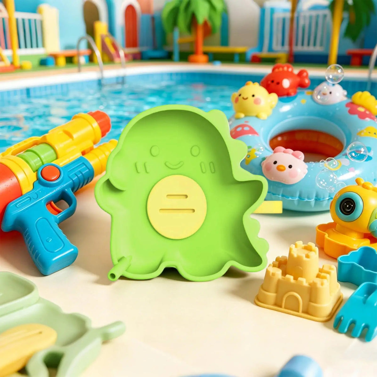 Kids Reusable Silicone Ice Pop Holders – Anti-Drip Leak-Proof Ice Pop Holder Qme