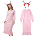Adult Cindy Lou Who Costume – Pink Princess Dress for Women Women's Costume Dress Qme Pink M