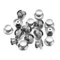 Metal Locking Pin Backs Keeper Clasp Caps for Brooches – 10/30pc Pin Keeper Clasps Qme Rhodium 30 Pieces