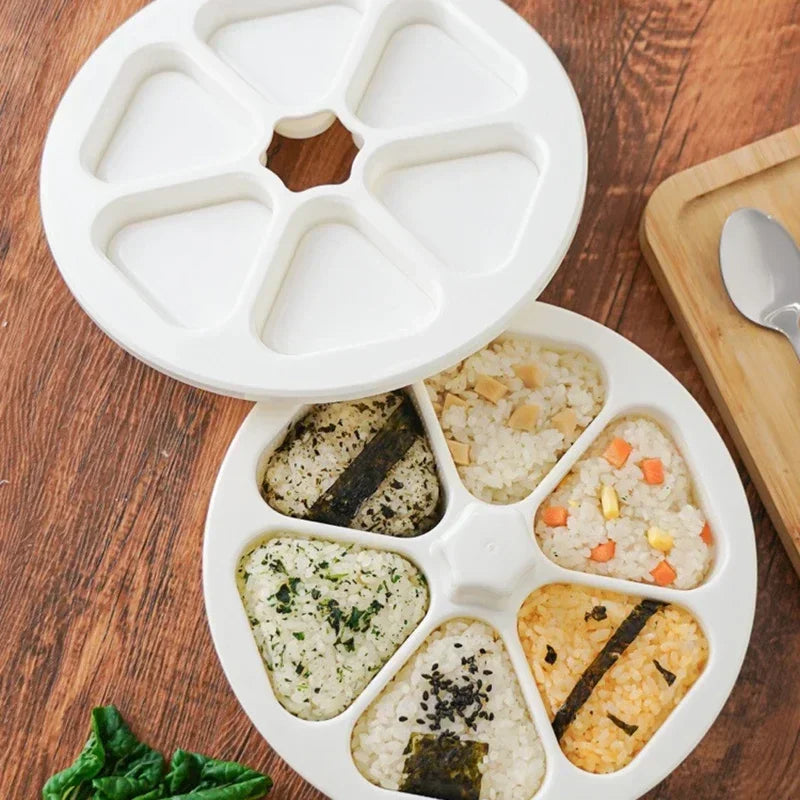 Triangle Onigiri Mould – Japanese Rice Ball Sushi Press Maker Rice Ball Mould Qme
