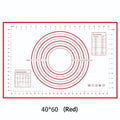 Silicone Baking Mat – Non-Stick Pastry Rolling & Kneading Pad Silicone Baking Mat Qme L