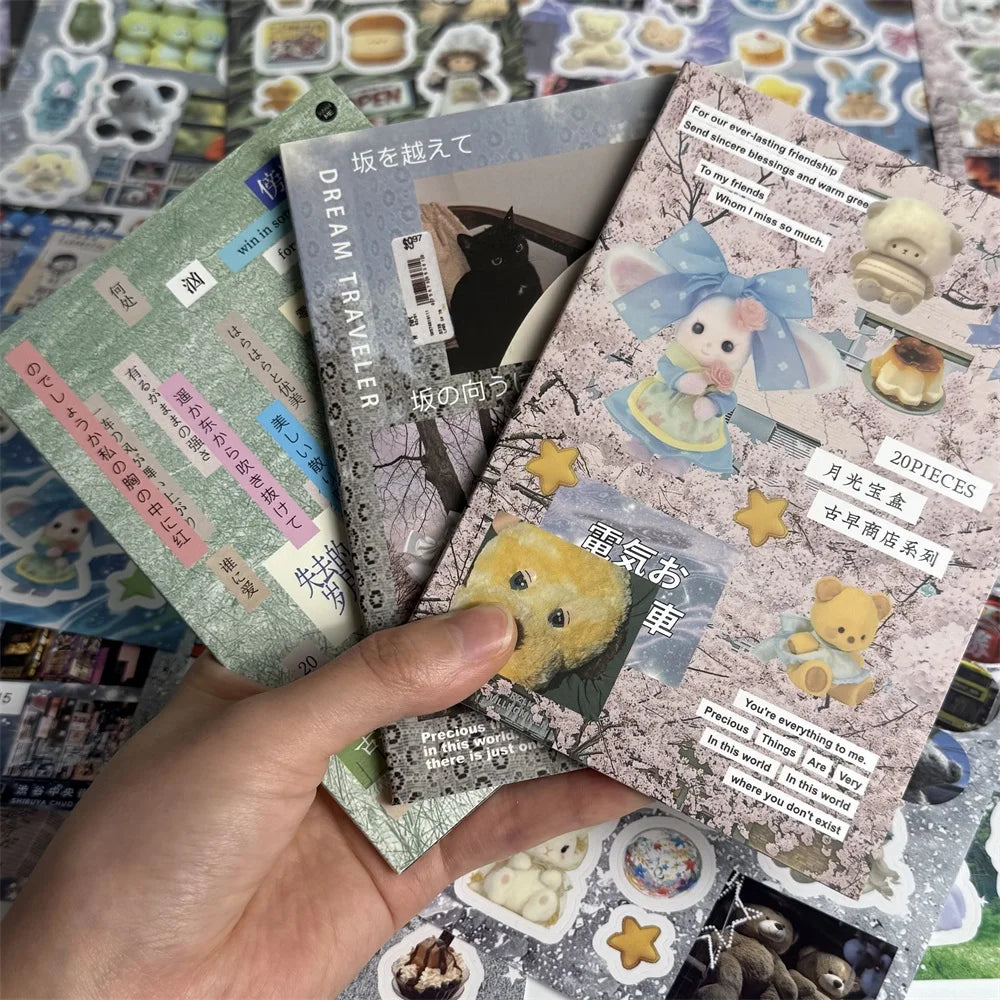Cartoon Die Cut Sticker Book – DIY Scrapbooking & Journal Die Cut Sticker Book Qme