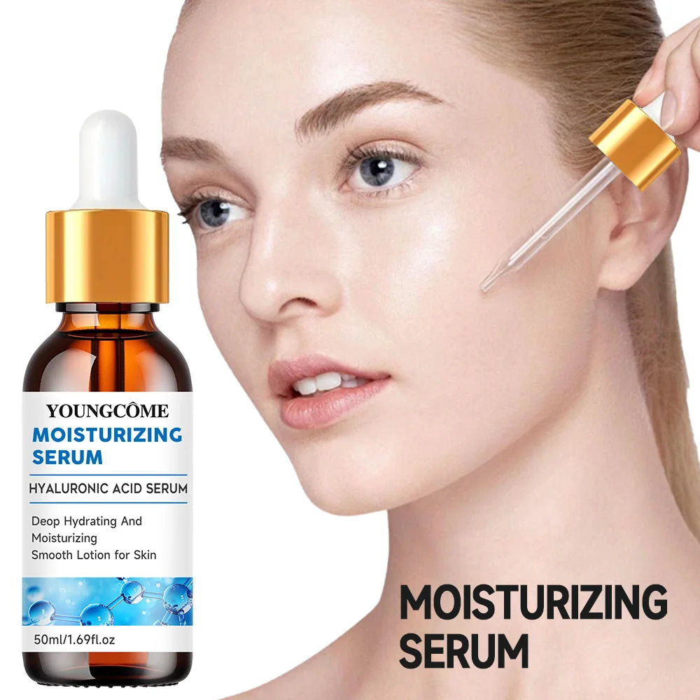 YOUNGCOME Hyaluronic Acid Face Serum – Deep Moisturizing Essence Facial Serum Qst