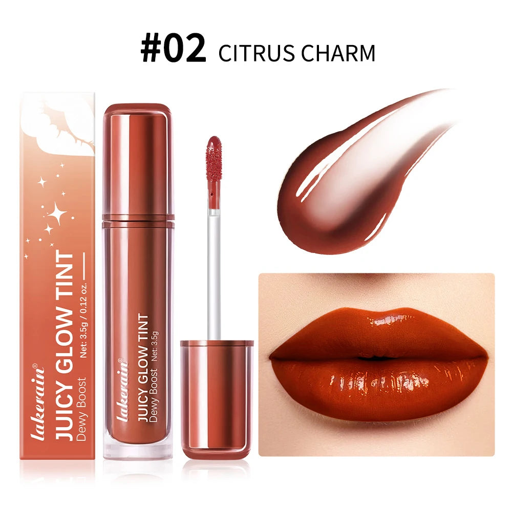 Lakerain Mirror Shine Lip Gloss – Clear Hydrating Long-Lasting Lip Gloss Qst 02