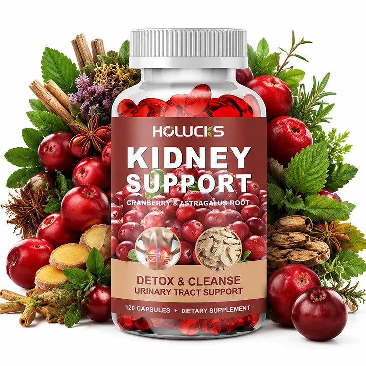 Pure Kidney Support Capsules – Cranberry & Horsetail Herbal Blend Herbal Supplement Capsules Qst
