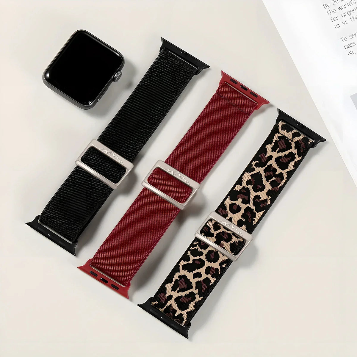 Nylon Apple Watch Band – Series 9 8 7 SE Ultra 2 | 16 Colors Watch Band Qme