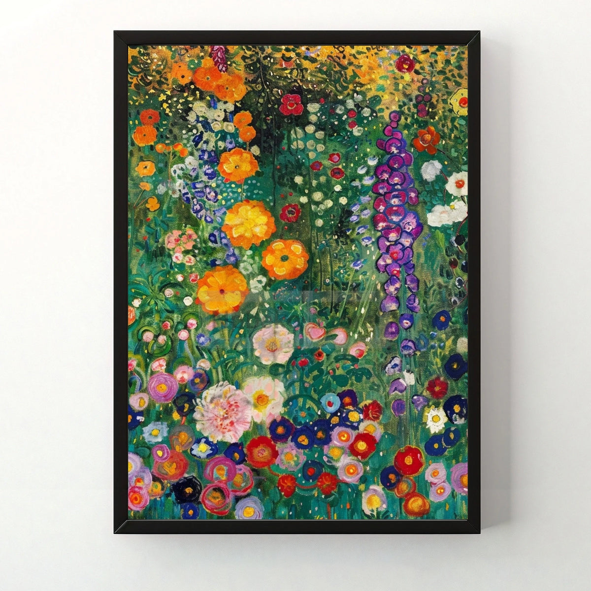 Gustav Klimt Farm Garden Canvas Print – Floral Wall Art Canvas Wall Art Print Qst 2 20x30cm Unframed