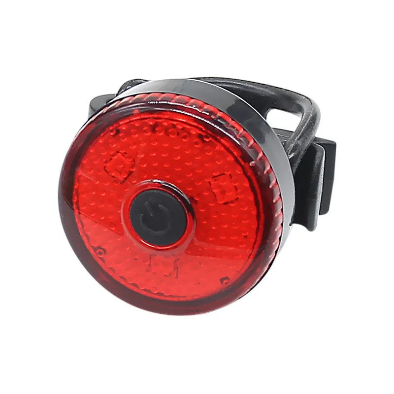 USB Rechargeable Bike Tail Light | Strap-On LED Safety Light Bicycle Tail Light Qme