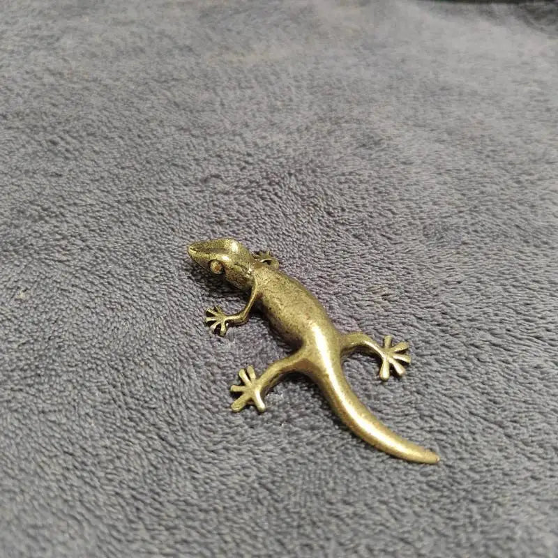 Antique Brass Animal Figurines – Small Home Decor Ornaments Decorative Figurine Qme