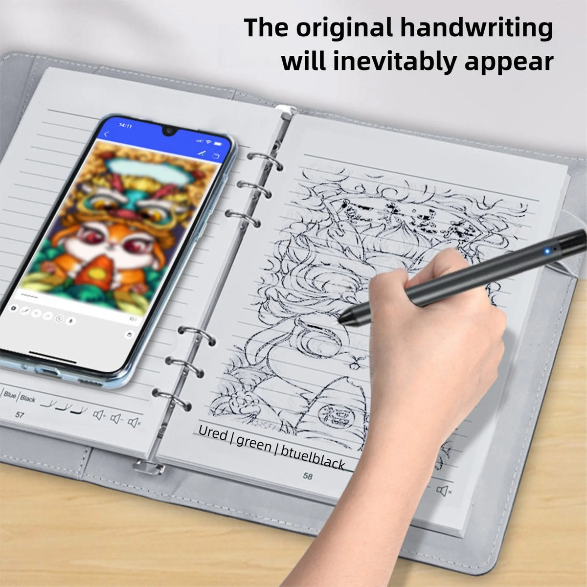 Smart Digital Notebook & Sync Pen – 3-in-1 OCR Writing Set Smart Writing Set Qst