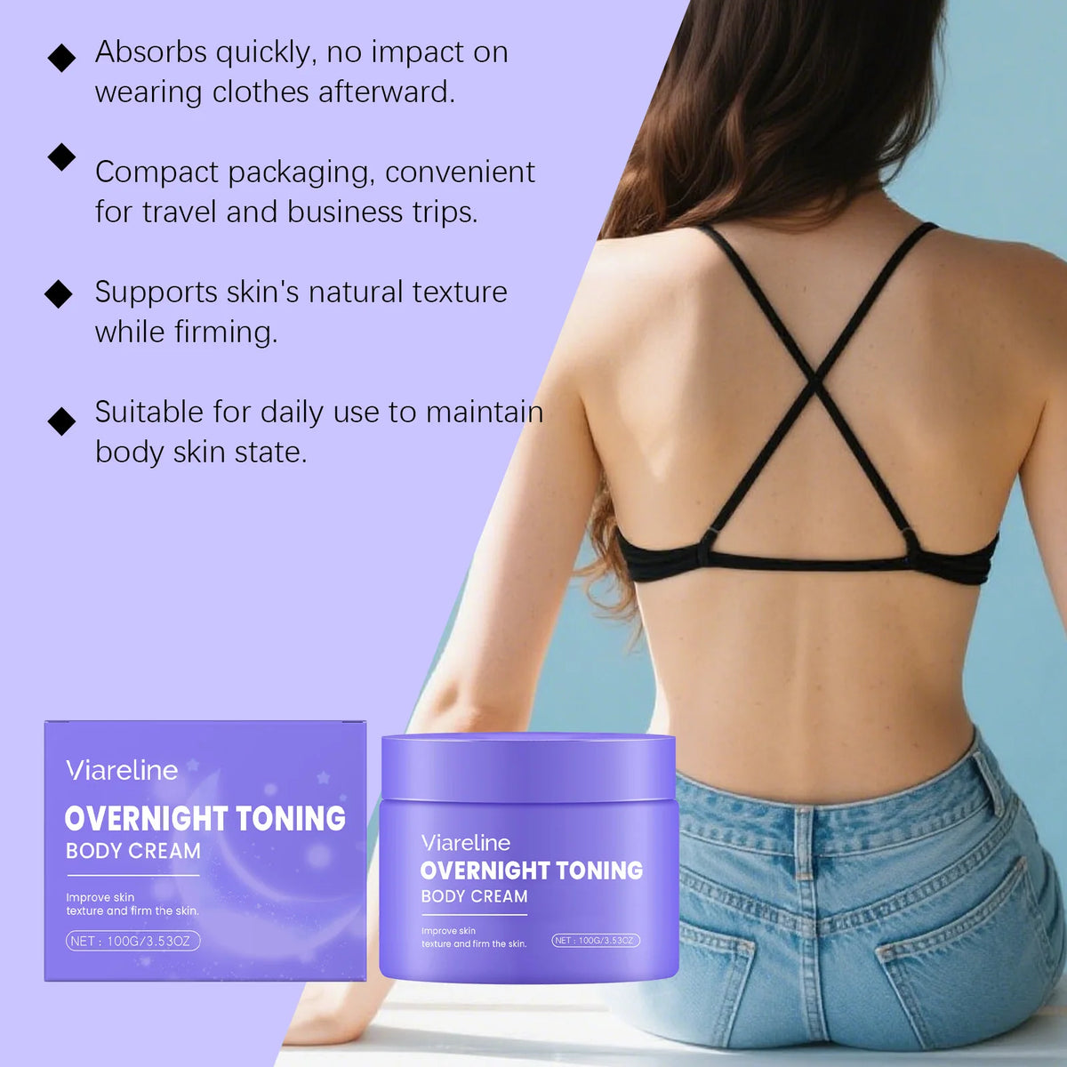 Viareline Body Firming Cream – Moisture, Elasticity & Tone Body Firming Cream Qst