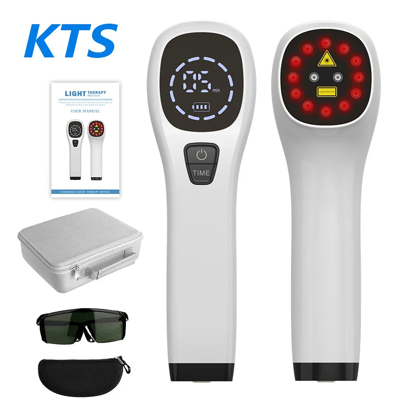 KTS 808nm Cold Laser Therapy Device – Home LLLT Physiotherapy Laser Therapy Device Qst