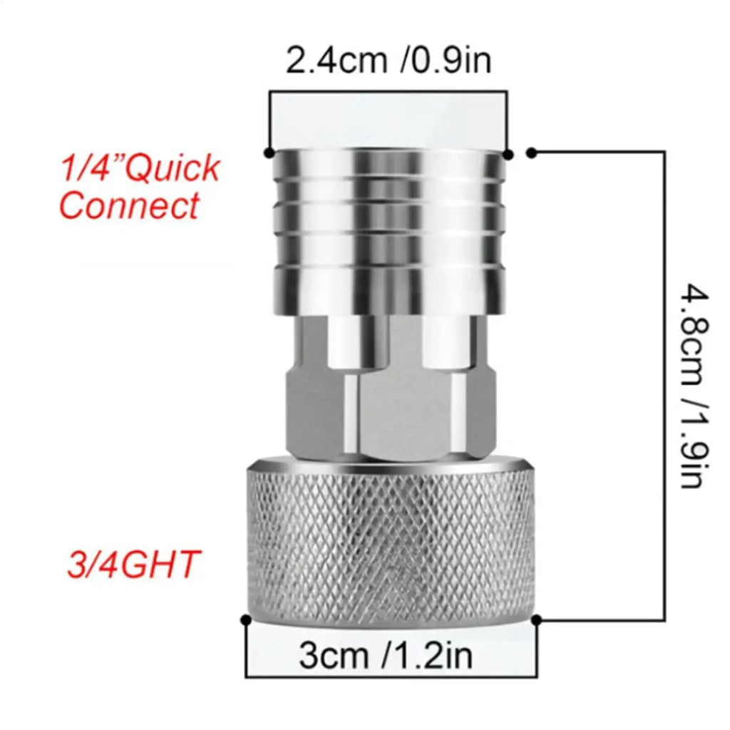 7-In-1 Adjustable High Pressure Washer Nozzle & Hose Adapter Pressure Washer Nozzle Qme
