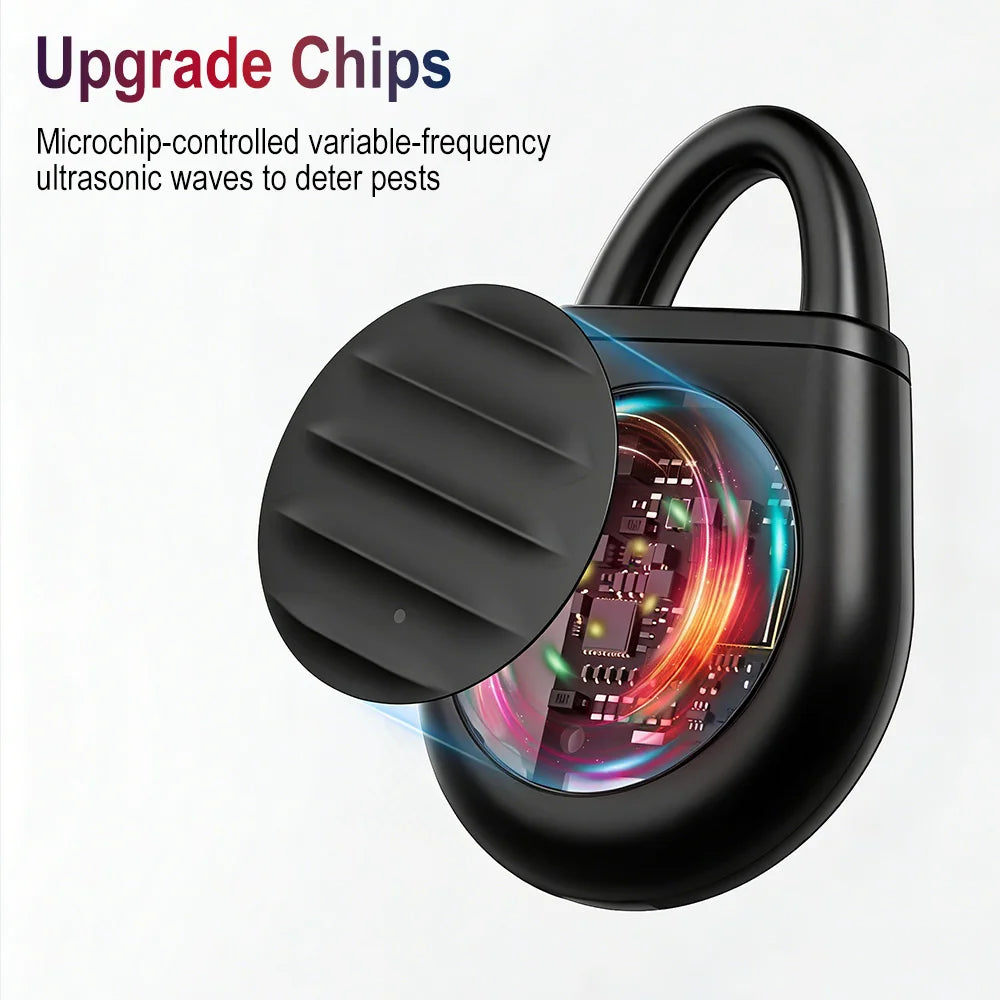 Ultrasonic Mini Pest Repeller – Type-C Rechargeable Outdoor Ultrasonic Pest Repeller Qst