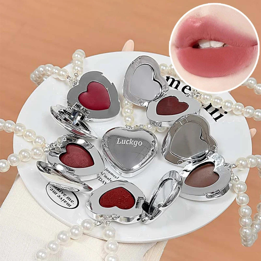 Mini Heart Shape Lip Gloss – Matte, Mirror & Pearl | 6 Shades Lip Gloss Qme