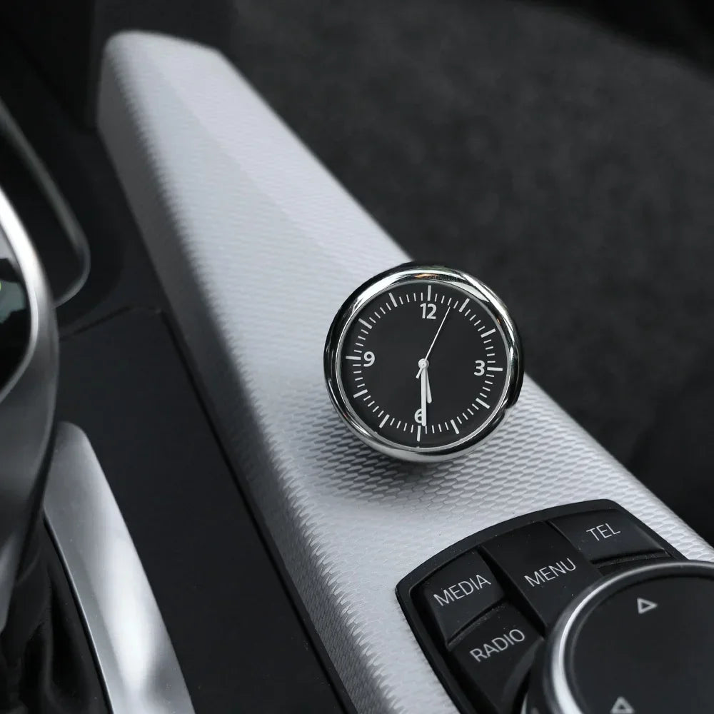 Luminous Mini Digital Car Clock – Stick-On Dashboard Watch Digital Car Clock Qme