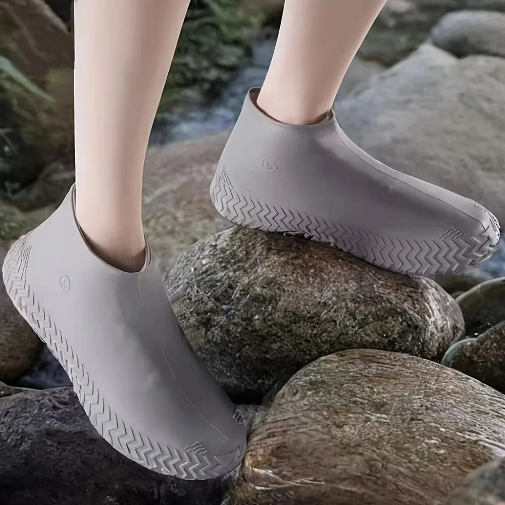 Thick Latex Waterproof Non-Slip Shoe Covers – Outdoor Rain Waterproof Shoe Covers Qme