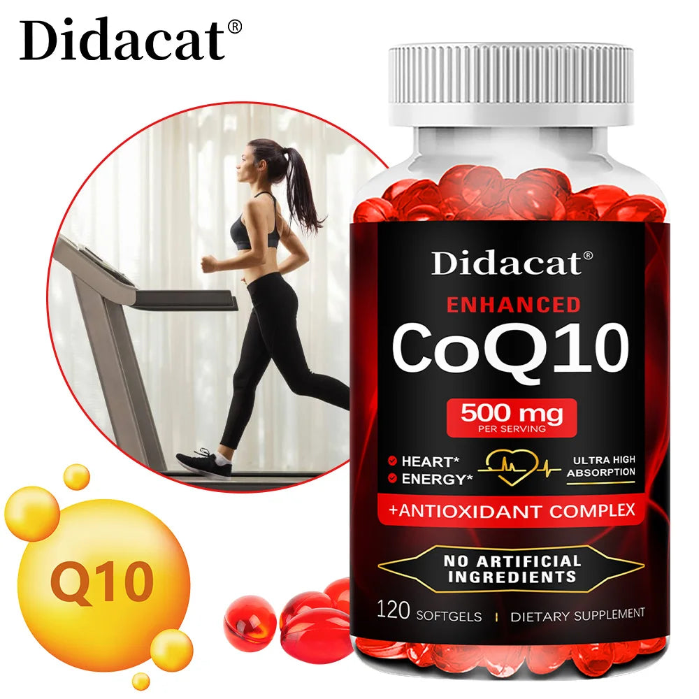 Ubiquinol CoQ10 500mg High Absorption Supplement – Didacat Nutritional Supplement Qst