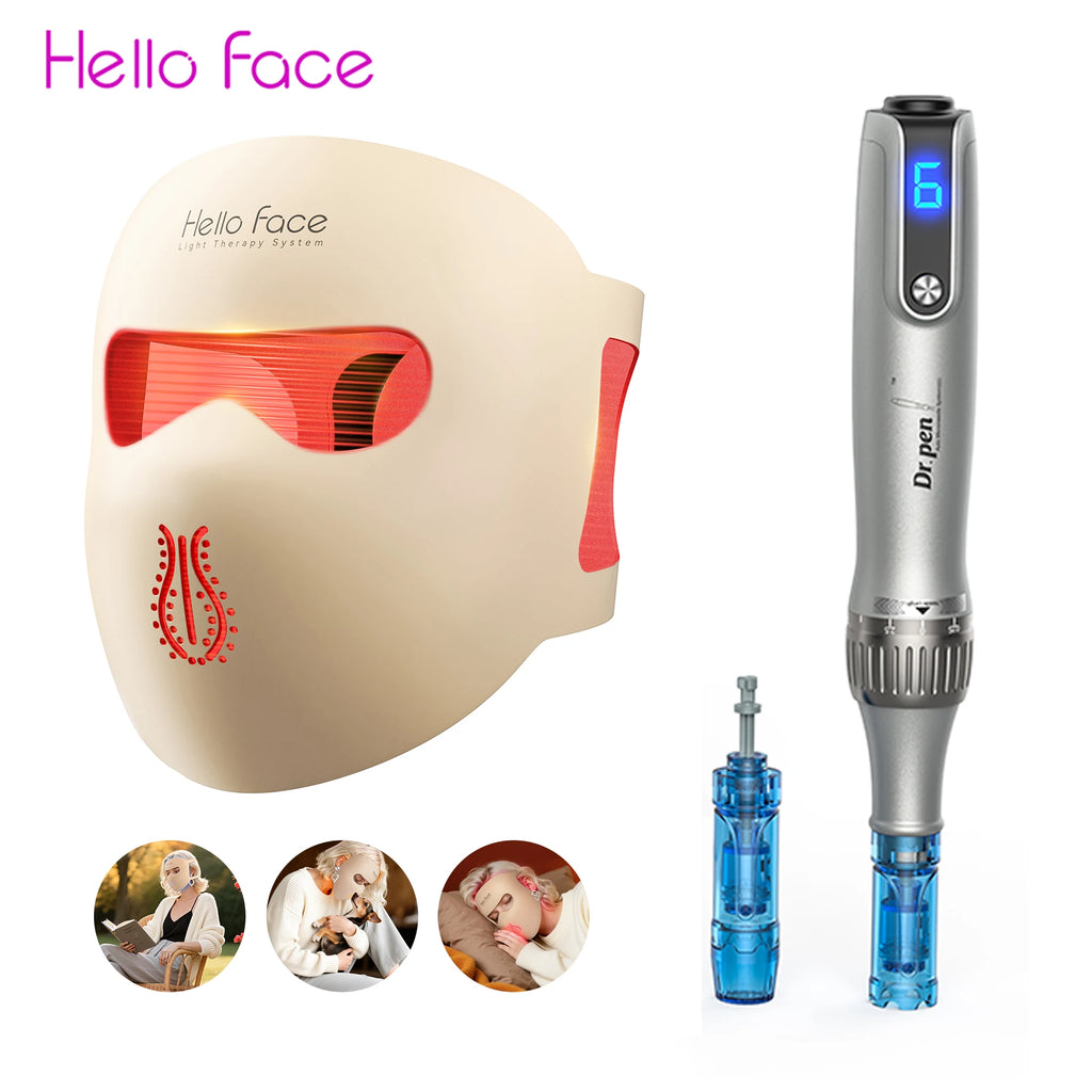 Dr. Pen M8S Wireless Microneedling Pen Kit – 12 Cartridges Microneedling Pen Kit Qst