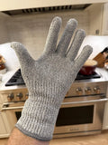 3-Pack Cut Resistant Gloves Food Grade Level 5 Safety Cut Resistant Gloves Qme GRAY L
