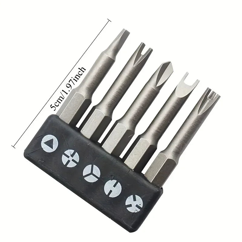 Special Shaped Screwdriver Set – U, Y, Triangle & Cross Tips Specialty Screwdriver Set Qme
