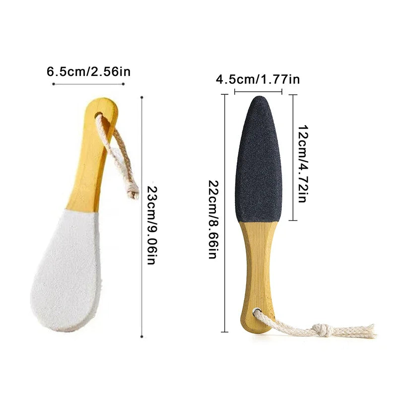 Callus Remover Foot File & Scrubber – Bamboo Exfoliation Rasp Callus Remover Foot File Qme