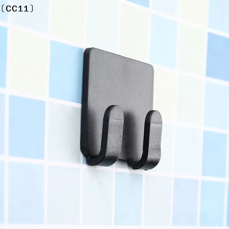 Wall-Mount Razor Holder Hook – No-Punch Shaver Shelf Razor Wall Hook Qme